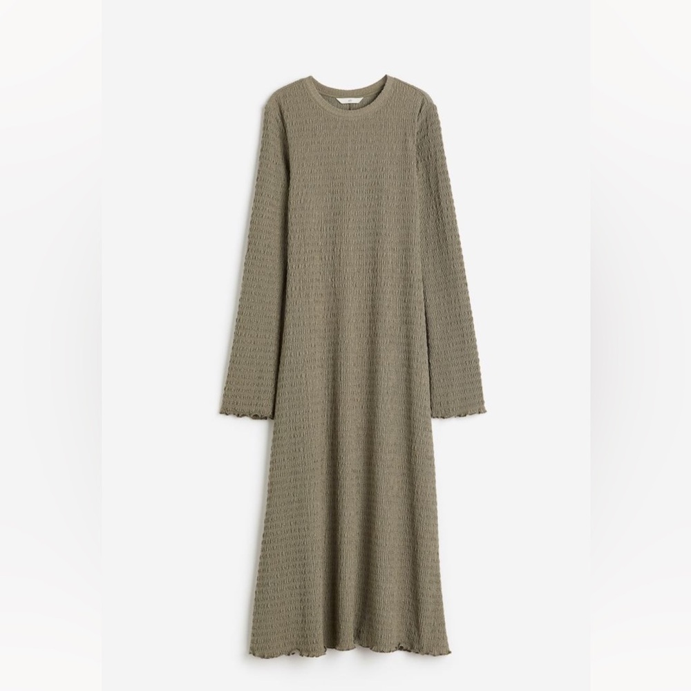 NWOT H&M textured midi dress